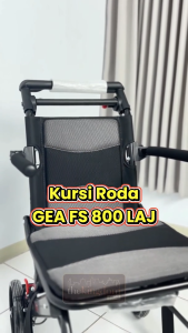 GEA FS 800 LAJ Wheelchair Alumunium Special Function  Kursi Roda Travel Spesial Traveling FS800 Portable With Handle