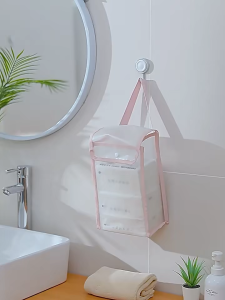 Portable Tissue Box Waterproof Hanging Storage Bag for Bathroom Home and Bedroom Large Capacity