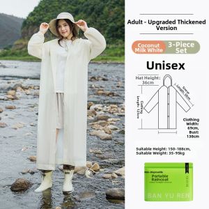 Tuban | Disposable Waterproof Raincoat for Outdoor Activities