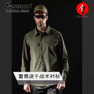 ASIAON Style Tactical Long Sleeve Polo Shirt: The Ultimate Water-resistant & Quick Dry Casual Wear