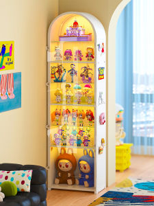 ตู้แสดงของเล่น Acrylic Display Cabinet ตั้งได้ ตู้ใส่ของเล่น ชั้นวางของเล่น Bubbles Mart ตู้เก็บของเล่นแบบเปิดด้านข้างสำหรับผู้ใหญ่