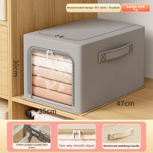 SIVASS | Narrow Edge Foldable High Capacity Clothing Storage Box