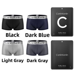 Ice Silk Breathable Mens Boxers For Summer Large Size
