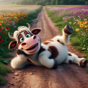 BILIBILI | Cute Cow DIY Diamond Painting Kit Funny Ox Animals Pictures Diamond Embroidery Mosaic Painting Handicraft Home Decor