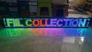 Running Text P10 5 Panel Ukuran 21x165 cm Outdoor