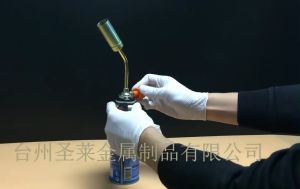 Portable Blow Torch Flame Gas Welding Torch Head Nozzle Butane Torch for Welding and Camping BBQ