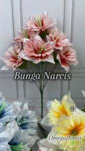 Bunga Narcis X6 / Bunga Artificial / Bunga Plastik / Bunga Dekorasi / Dekorasi / Pernikahan