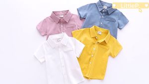 New Arrivals: Kids T-Shirts 2023 (1-7 Years), Little.P - เสื้อเชิ้ตเด็กชาย เชิ้ตแขนสั้นเด็กชาย