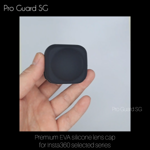 [SG] Premium EVA Silicone Lens Cap Insta360 X5 X4 Air Protective Cover - Fits with Lens Guards