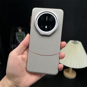 Invisible Support Huawei Mate70Pro Phone Case Full Cover Anti-Slip Luxury Leather Protective Shell for Men And Women