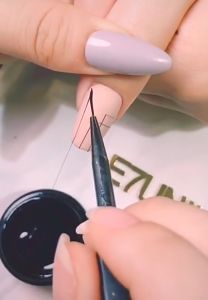 Spider Gel Painting Nail Art Design Drawing Line Hiasan Jaring Laba Laba Desain Kuku Kutek - KU052