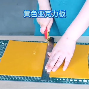 มีดคัตเตอร์ตัดอะคริลิค คัตเตอร์ตัดแผ่นอะคริลิค ที่ตัดพลาสติก มีดคัดเตอร์ ใบมีดปลายตะขอสำหรับตัดอะคริลิ ใบมีดสำรอง 2 ใบ