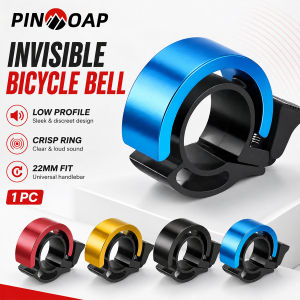 PINMOAP 1PC Invisible Bike Bell Bicycle Handlebar Bell Hidden Loud Ring Safety Horn For MTB Road Bike Scooter Cycling Accessorie