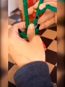 Bộ Lắp Ghép Lê Gô mô hình cây quất ngày tết có đèn và nhạc cực xinh và chất mẫu mới nhất 2024 có đèn LED hộp nhạc 8 âm