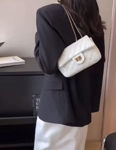 Tas Selempang Bahu Pesta Wanita Import Fashion Korea Style Aesthetic Terbaru - Shoulder Bag Viral Kekinian SL95