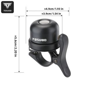 TOSUOD | TOSUOD Hợp Kim Chuông Xe Đạp Đường Núi Xe Đạp Âm Thanh Báo Động An Toàn Đi Xe Đạp Còi Tay Lái Gọi Phụ Kiện Đồng Thau