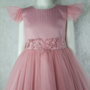 Big Joy Girls Formal Gown Emma Elegant Party Dress with Applique Flower For Ages 2 to 9 Years Old 564297