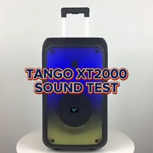VF Tango XT2000 WMU 500W MAX Bluetooth Portable Karaoke PartyBox Speaker with 2 Wireless Mic