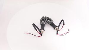 1/2 Đôi Đèn LED Hình Trái Tim Rỗng Xe Máy Bật Đèn Tín Hiệu Siêu Sáng Màu Hổ Phách DRL Đèn Báo Linh Hoạt Blinker Linh Hoạt