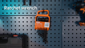 TASKTOOL 8/10/12/14/17/19MM Ratchet Wrench 5° Fine-tuning 72-Tooth CRV Steel High-Intensity Torque Wrench Spanner