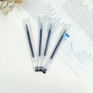 Oumi Pen 50Pcs Ins Style Gel Pen Black Refill Frosted Full Needle Tube 0.5mm Ballpen