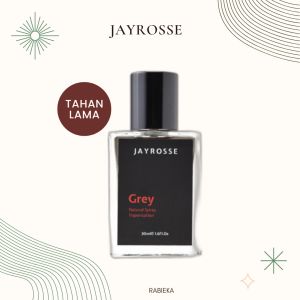RABIEKA Grey Eau de Parfum Pria Wanita - Aroma Floral Slight Woody Tahan Lama