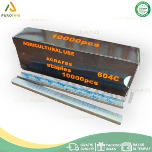 Stapless isi ulang tape tool alat ikat lanjaran Staples refill