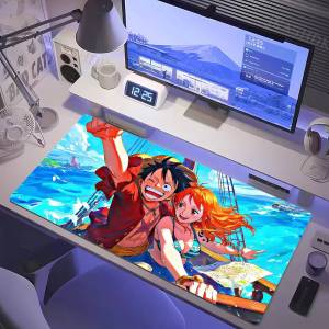Bandai | One Piece Admiral Akainu Anime Gaming Mouse Pad Large Rubber Keyboard Desk Mat With 2MM Stitched Edge Design