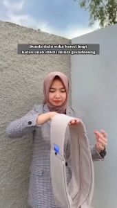 GEMUBABY Gendongan Bayi Samping Instan Geos Busa Gen Two Premium plus Pouch