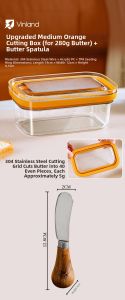 zber | Butter Cheese Storage Box Cutter Freezer Safe Slicer