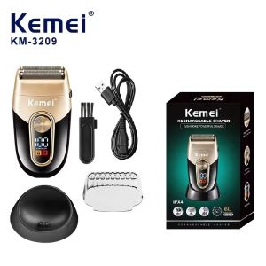 Kemei | KEMEI 3209 Shaving Machine Foil Trimmer Razor Kemei High Quality Three Blade Heads Electric Shaver