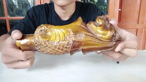 SHIFT KNOB MOTIF MERLION / TONGKAT PERSNELING TUAS GIGI MOBIL DIESEL