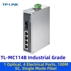 TP-Link | Temperature-Resistant Rail-Mountable Anti-Interference Fiber Optic Converter