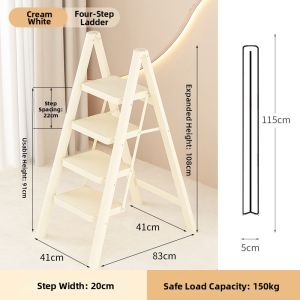 Thickened Aluminum Alloy Folding Step Ladder