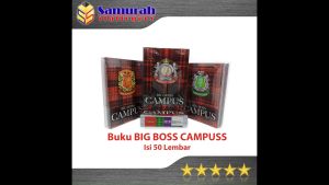 Buku Tulis Sidu Big Boss Campus Isi 50 Lembar / Bigboss Campuss 50 Lbr / Buku Ukuran Boxy B5 50