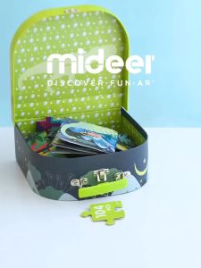 Singapore MiDeer Puzzle Gift Box 100P Sleeping Beauty Garage Dinosaur Tales Parade Ocean Map