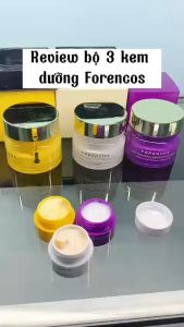 Kem Forencos tím mini size 10ml Hàn Quốc dưỡng da ban đêm cấp ẩm căng bóng hỗ trợ nám tàn nhang
