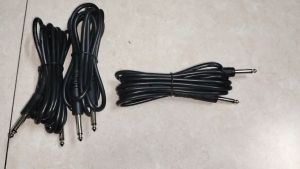 Dây kết nối 2 đầu 6.3 ly màu đen 1m 3m dùng cho âm thanh kết nối micro xuống amply chất lượng cao. Giá 1 cái.