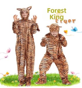 WUYIMEI | Tiger Animal Costume for Adults and Kids