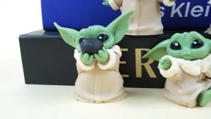 Bandai | 5PCS Star Wars Action Figures Set - Baby Yoda & Darth PVC Collection Model Toys Perfect Christmas Birthday Gift for Kids Fans