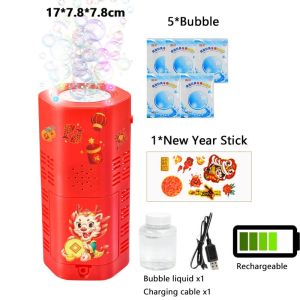 Aitemay Có Thể Sạc Lại máy thổi bong bóng xà phòng Pháo Hoa Hiệu ứng Âm Thanh 13 Lỗ đèn LED Tự Động Blower Cho bữa tiệc sinh nhật trẻ em Trong Nhà đồ chơi ngoài trời