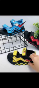 [YW]Gerace Kids Sporty Sandals Elastic Band Hook Loop Closure Adjustable Comfortable Beach Outdoor