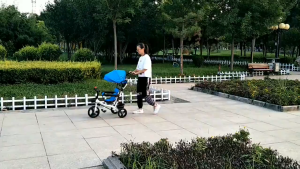 Foldable 6in1 Baby Tricycle Multifunctional Toddler Push Trike Stroller Lightweight Kids Bicycle Safe Old Indoor And Outdoor Use