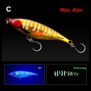 Mồi Câu Cá Dạng Bút Chì LETOYO 45/90g Câu Xa Mồi Cứng Dành Cho Cá Mú Cá Ngừ Câu Cá Ngoài Khơi Bằng Thuyền