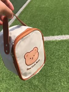 Bình Ủ Cháo Dear Little Bear Inox 304 Hình Gấu Tặng Kèm Túi Giữ Nhiệt Cho BéDân Văn Phòng Mang Cơm Canh