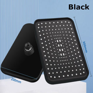 30cm Large Size Overhead Rain Shower Head New High Pressure Large Flow Booster Rain Shower Head 360° Rotation Water Saving