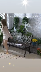 Ghế băng thư giãn nhôm đúc cao cấp – Thiết kế sang trọng bền đẹp theo thời gian hoàn hảo cho không gian ngoài trời