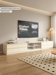 ENF Grade Cream Style Small Space TV Stand