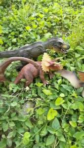 2PCS Jumbo Dinosaur Toy Set Realistic Dinosaur Toys for Kids - Large Dino Playset for Boys and Girls 3 4 5 6 7 Year Old Childre