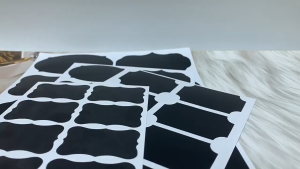 2/1 roll Label Stickers Removable Writing Blackboard Stickers Household Kitchen Supplies Labels Stickers